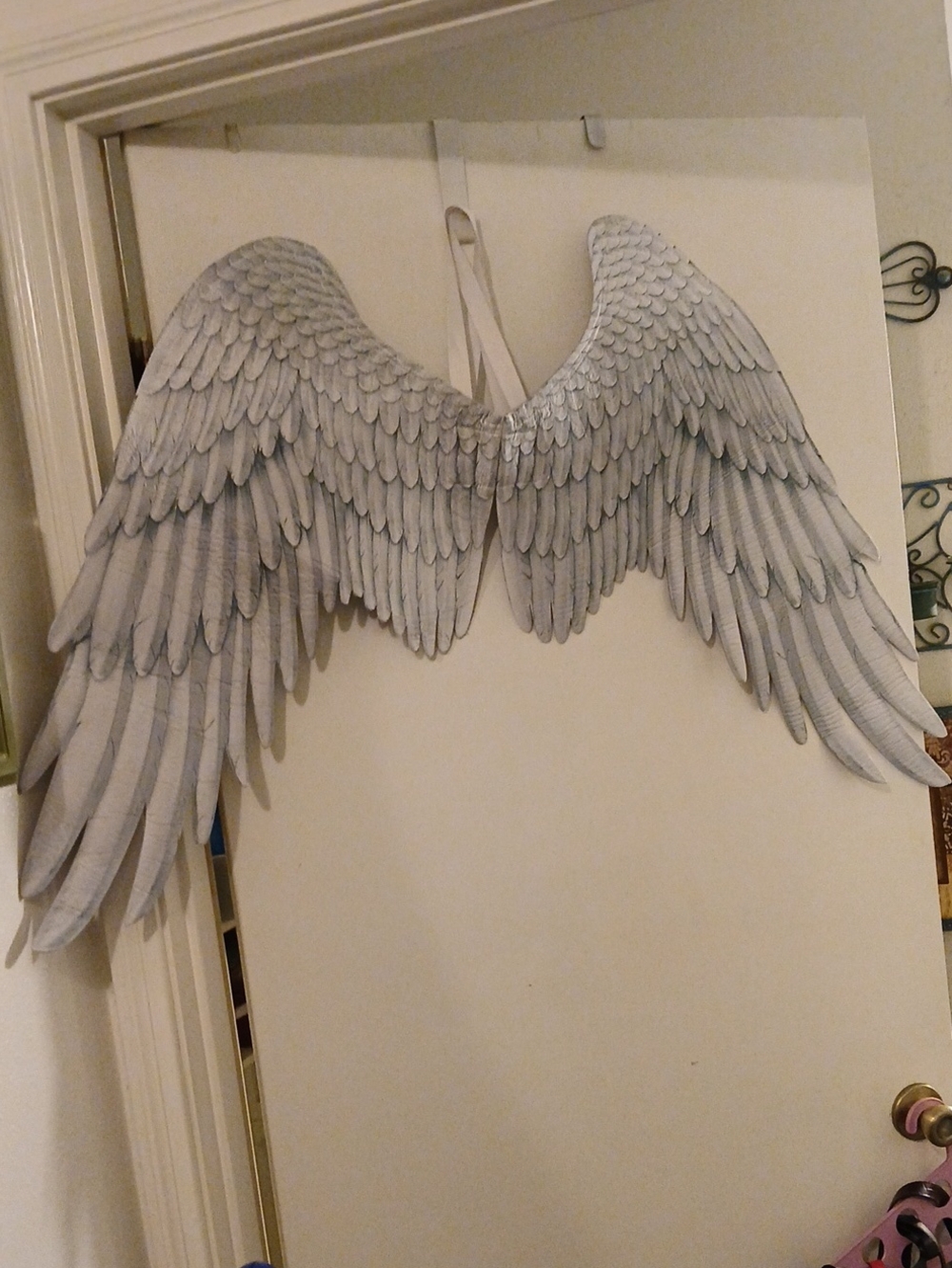 Decorative White Angel Wings